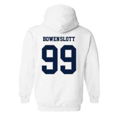 Monmouth - NCAA Men's Lacrosse : Gabe Bowen-Slott - Replica Shersey Hooded Sweatshirt-1