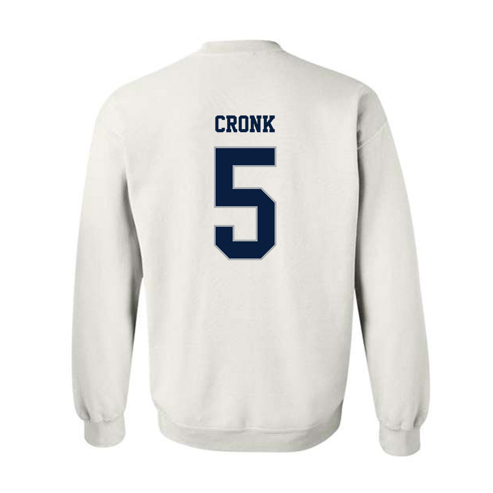Monmouth - NCAA Men's Lacrosse : Ethan Cronk - Replica Shersey Crewneck Sweatshirt-1
