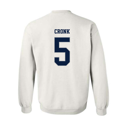 Monmouth - NCAA Men's Lacrosse : Ethan Cronk - Replica Shersey Crewneck Sweatshirt-1