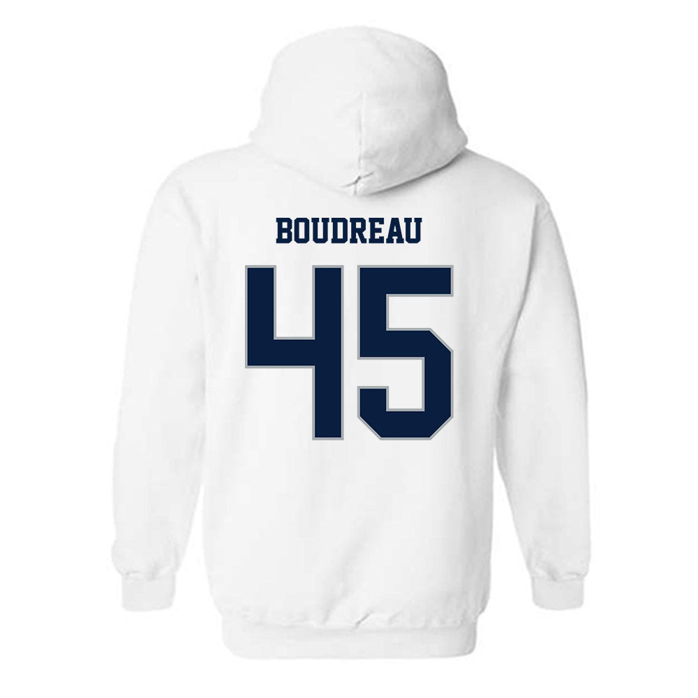 Monmouth - NCAA Men's Lacrosse : Mitch Boudreau - Replica Shersey Hooded Sweatshirt-1