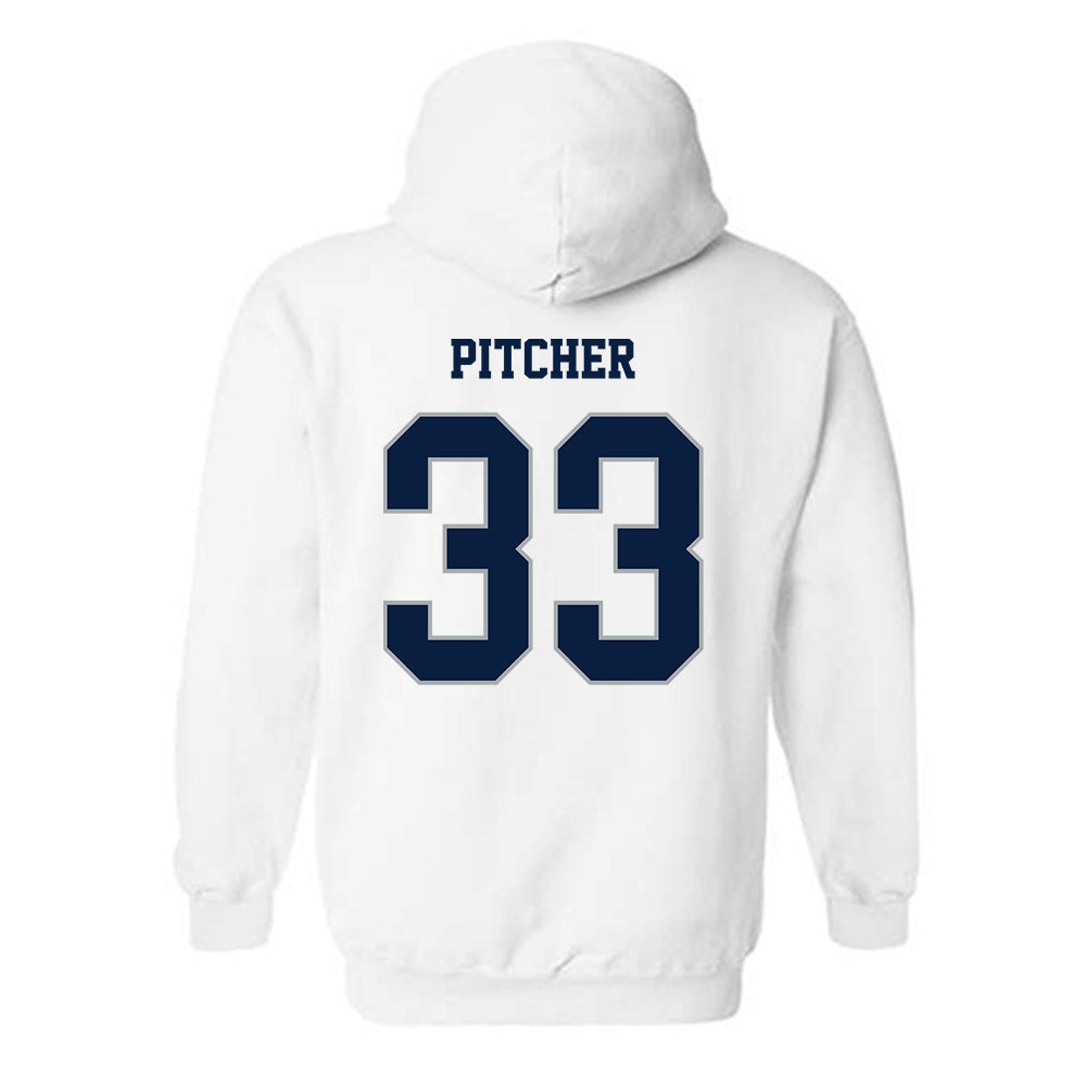 Monmouth - NCAA Men's Lacrosse : Cole Pitcher - Replica Shersey Hooded Sweatshirt