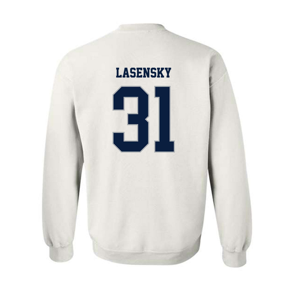 Monmouth - NCAA Men's Lacrosse : Brayden Lasensky - Replica Shersey Crewneck Sweatshirt-1