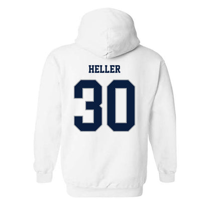 Monmouth - NCAA Men's Lacrosse : Tommy Heller - Replica Shersey Hooded Sweatshirt-1
