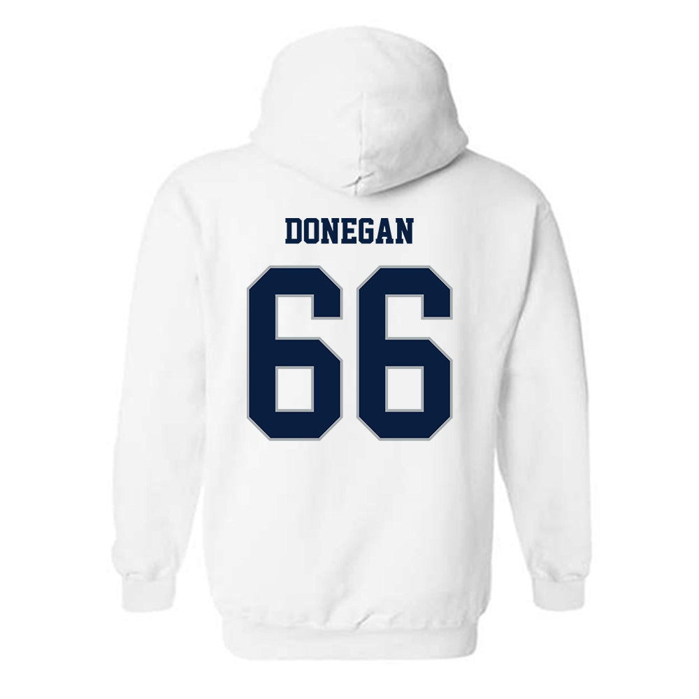 Monmouth - NCAA Men's Lacrosse : Sean Donegan - Replica Shersey Hooded Sweatshirt-1