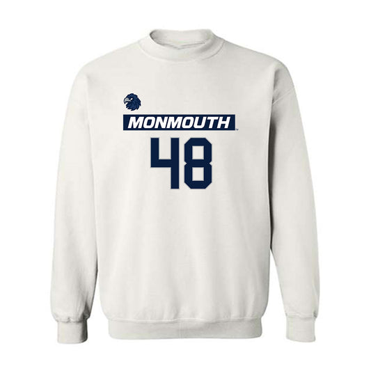Monmouth - NCAA Men's Lacrosse : Jake Schneider - Replica Shersey Crewneck Sweatshirt-0
