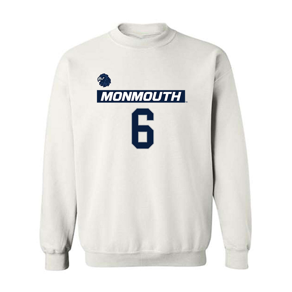 Monmouth - NCAA Men's Lacrosse : Ryan O'Rourke - Replica Shersey Crewneck Sweatshirt-0