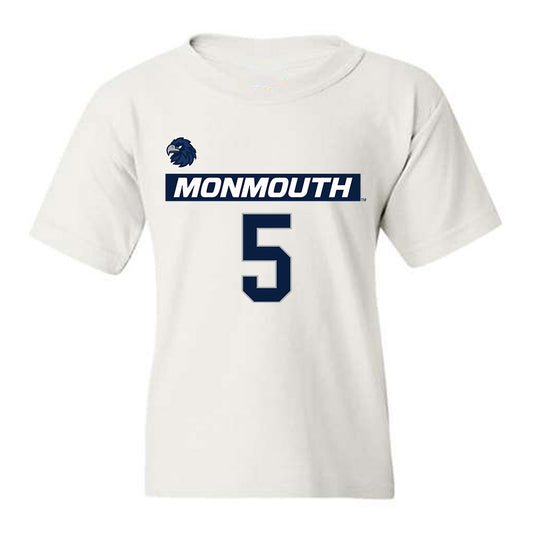 Monmouth - NCAA Men's Lacrosse : Ethan Cronk - Replica Shersey Youth T-Shirt-0