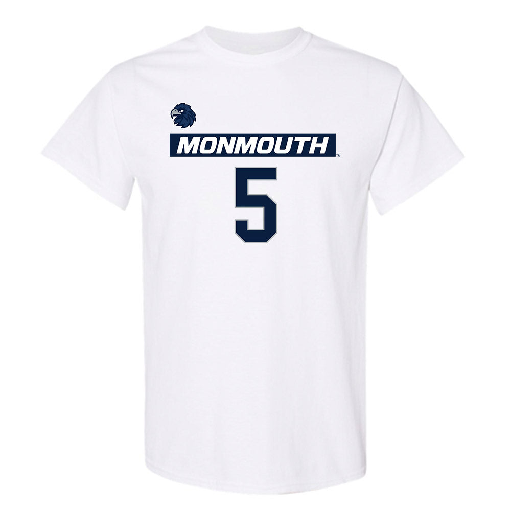 Monmouth - NCAA Men's Lacrosse : Ethan Cronk - Replica Shersey T-Shirt-0