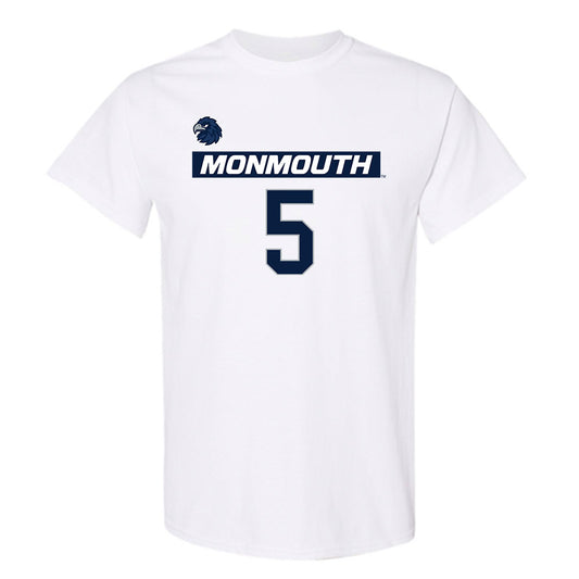 Monmouth - NCAA Men's Lacrosse : Ethan Cronk - Replica Shersey T-Shirt-0