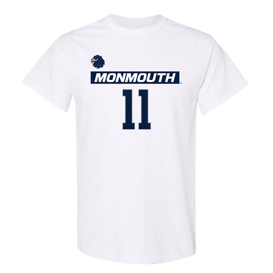 Monmouth - NCAA Men's Lacrosse : Sean Ketchen - Replica Shersey T-Shirt-0