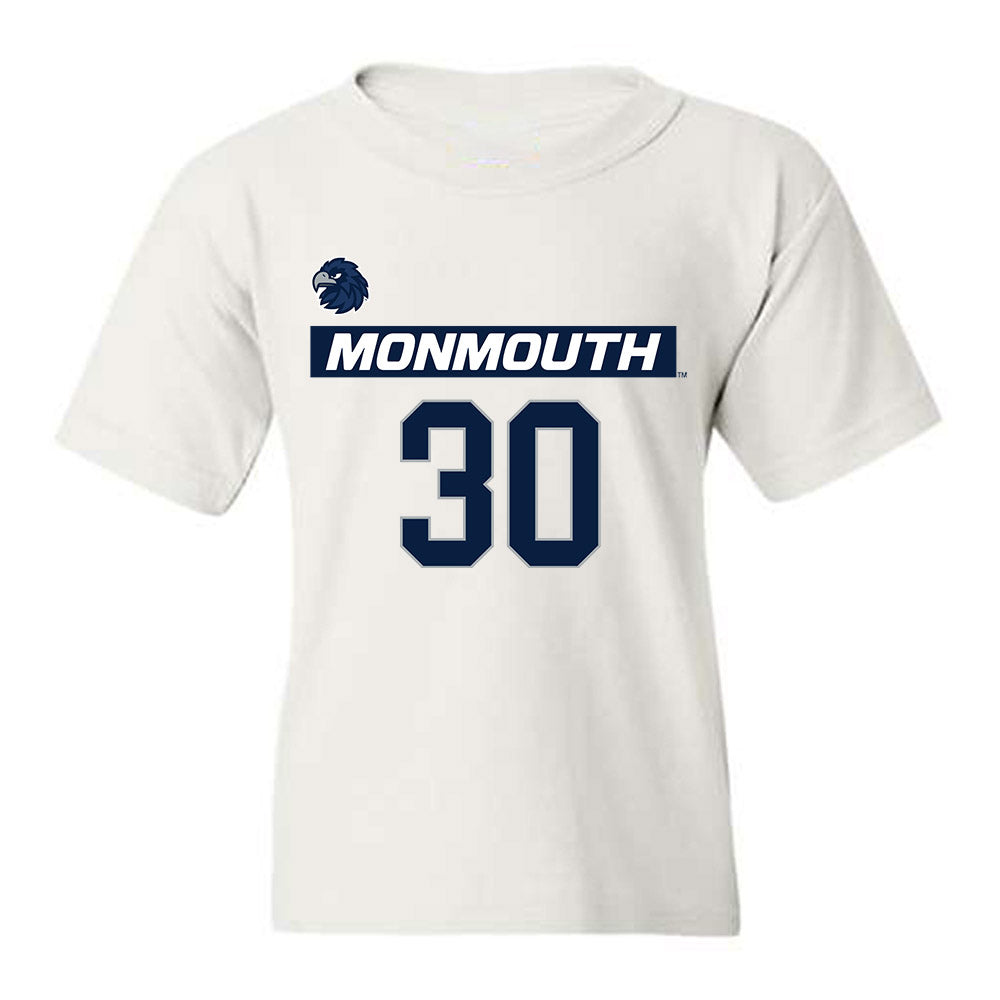 Monmouth - NCAA Men's Lacrosse : Tommy Heller - Replica Shersey Youth T-Shirt-0