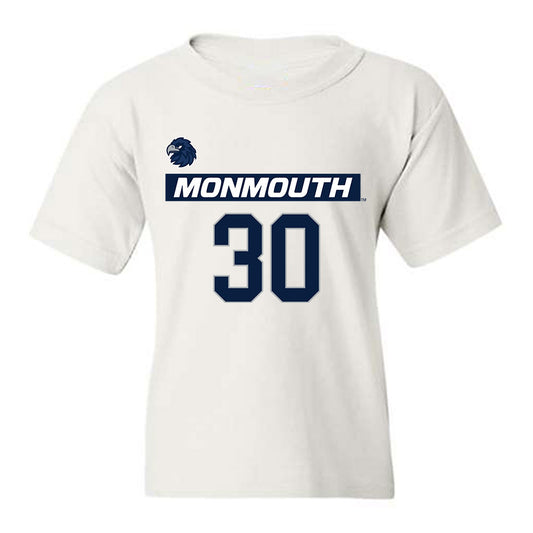 Monmouth - NCAA Men's Lacrosse : Tommy Heller - Replica Shersey Youth T-Shirt-0