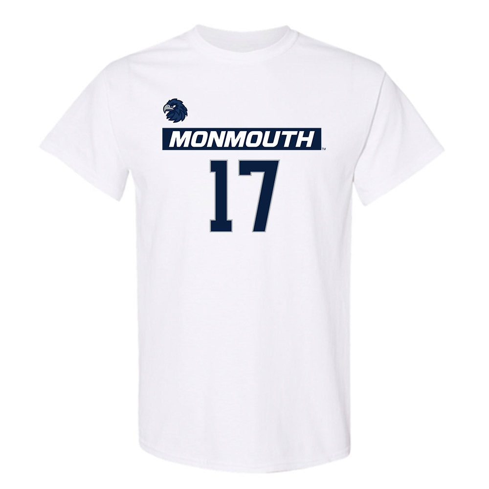 Monmouth - NCAA Men's Lacrosse : Terrence Lacewell - Replica Shersey T-Shirt-0