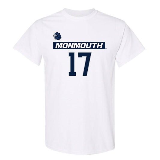 Monmouth - NCAA Men's Lacrosse : Terrence Lacewell - Replica Shersey T-Shirt-0