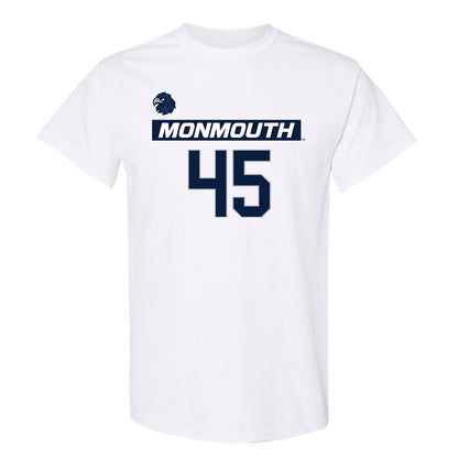 Monmouth - NCAA Men's Lacrosse : Mitch Boudreau - Replica Shersey T-Shirt-0