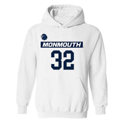 Monmouth - NCAA Men's Lacrosse : William Hohn - Replica Shersey Hooded Sweatshirt