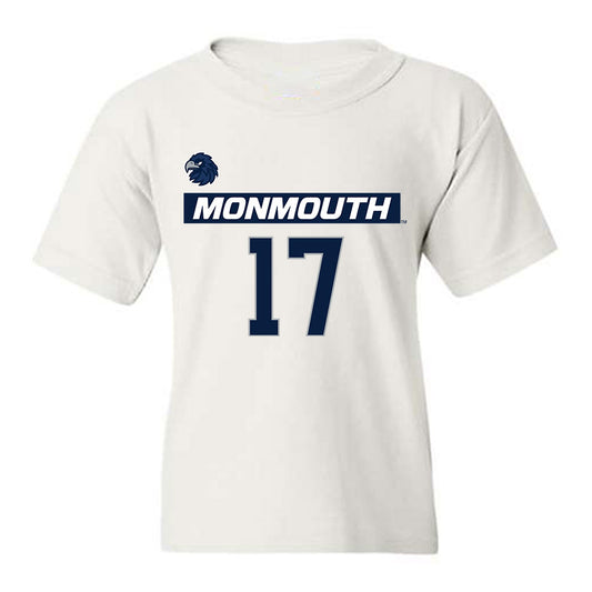 Monmouth - NCAA Men's Lacrosse : Terrence Lacewell - Replica Shersey Youth T-Shirt-0
