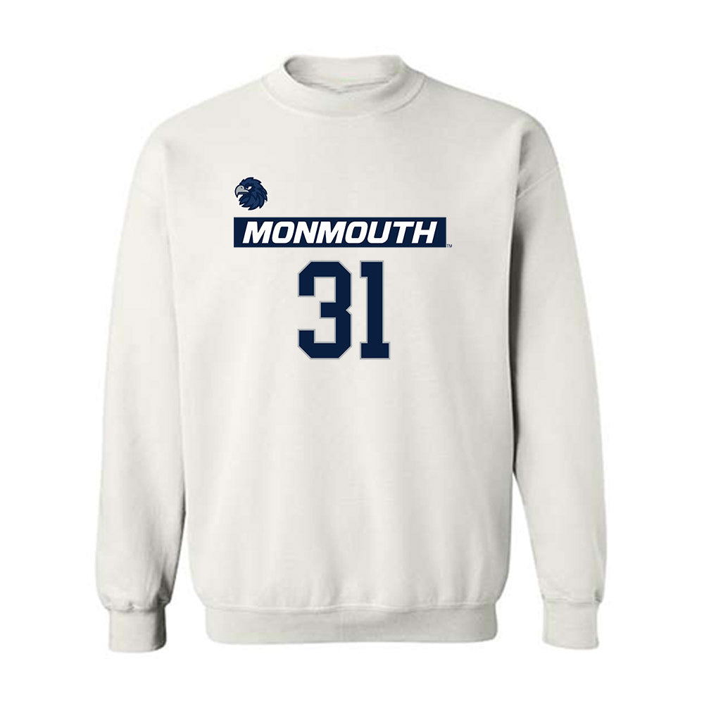 Monmouth - NCAA Men's Lacrosse : Brayden Lasensky - Replica Shersey Crewneck Sweatshirt-0