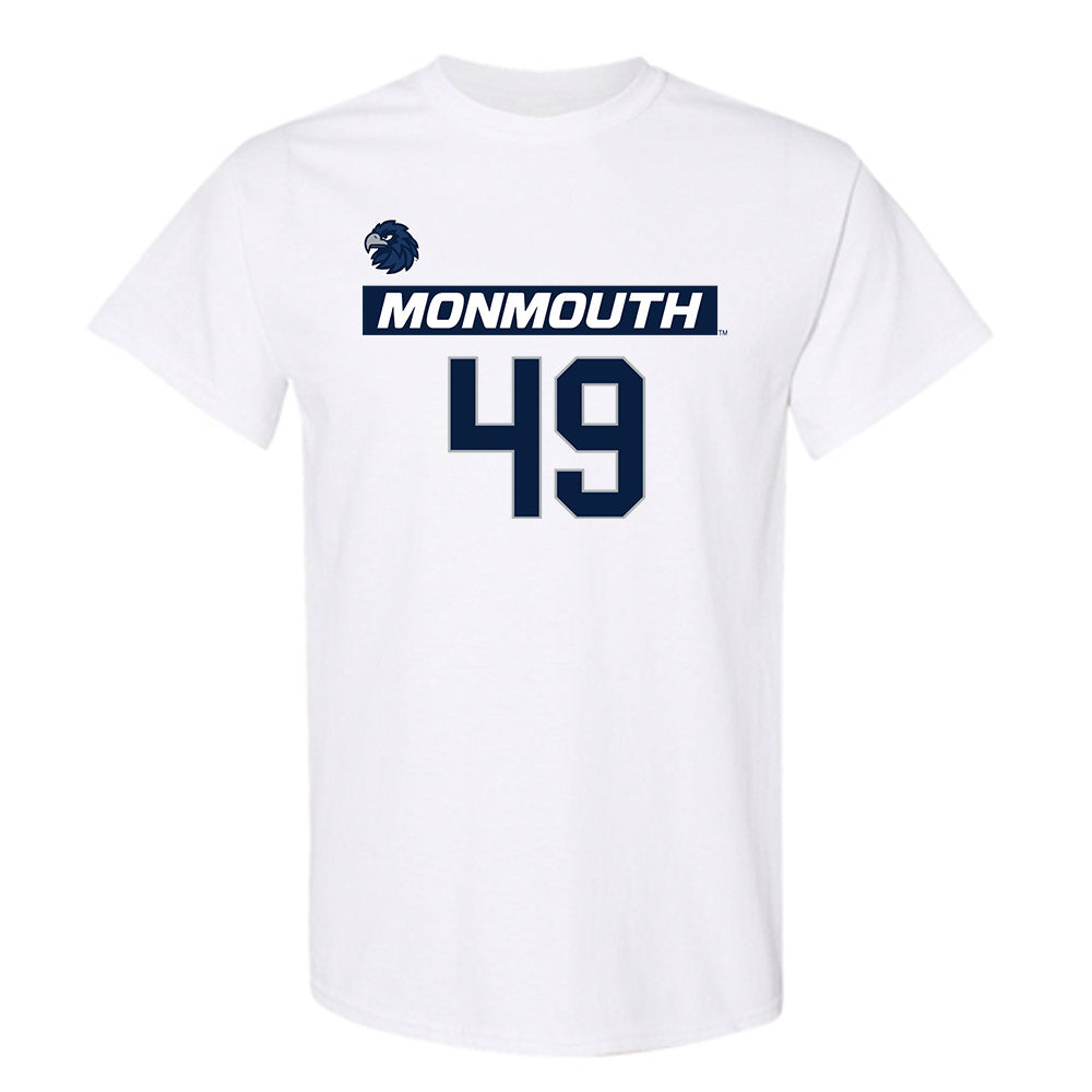 Monmouth - NCAA Men's Lacrosse : Kade Hoogstraten - Replica Shersey T-Shirt-0