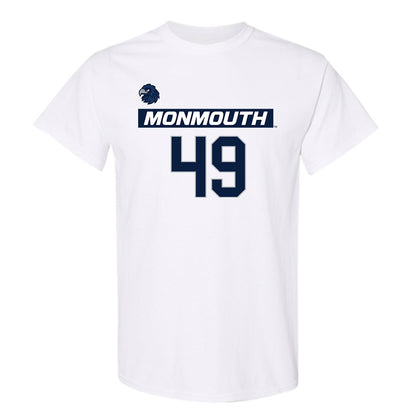 Monmouth - NCAA Men's Lacrosse : Kade Hoogstraten - Replica Shersey T-Shirt-0