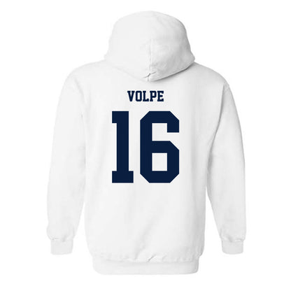 Monmouth - NCAA Men's Soccer : Colin Volpe - Replica Shersey Hooded Sweatshirt-1