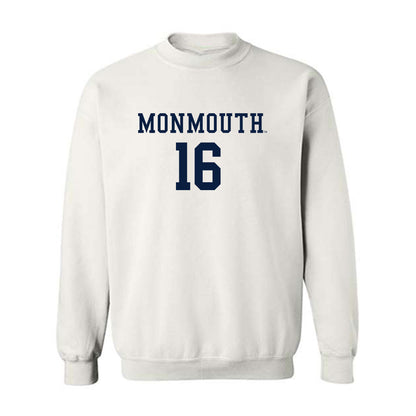 Monmouth - NCAA Men's Soccer : Colin Volpe - Replica Shersey Crewneck Sweatshirt-0