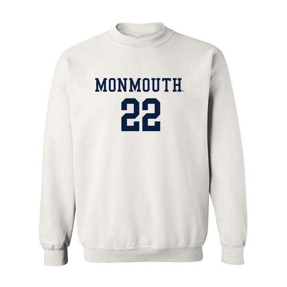 Monmouth - NCAA Men's Soccer : Tommy Damiano - Replica Shersey Crewneck Sweatshirt-0