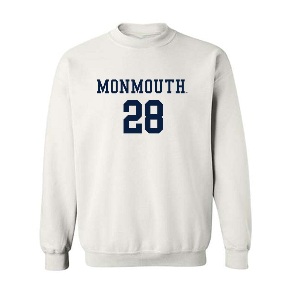 Monmouth - NCAA Men's Soccer : Jasen Bottini - Replica Shersey Crewneck Sweatshirt-0