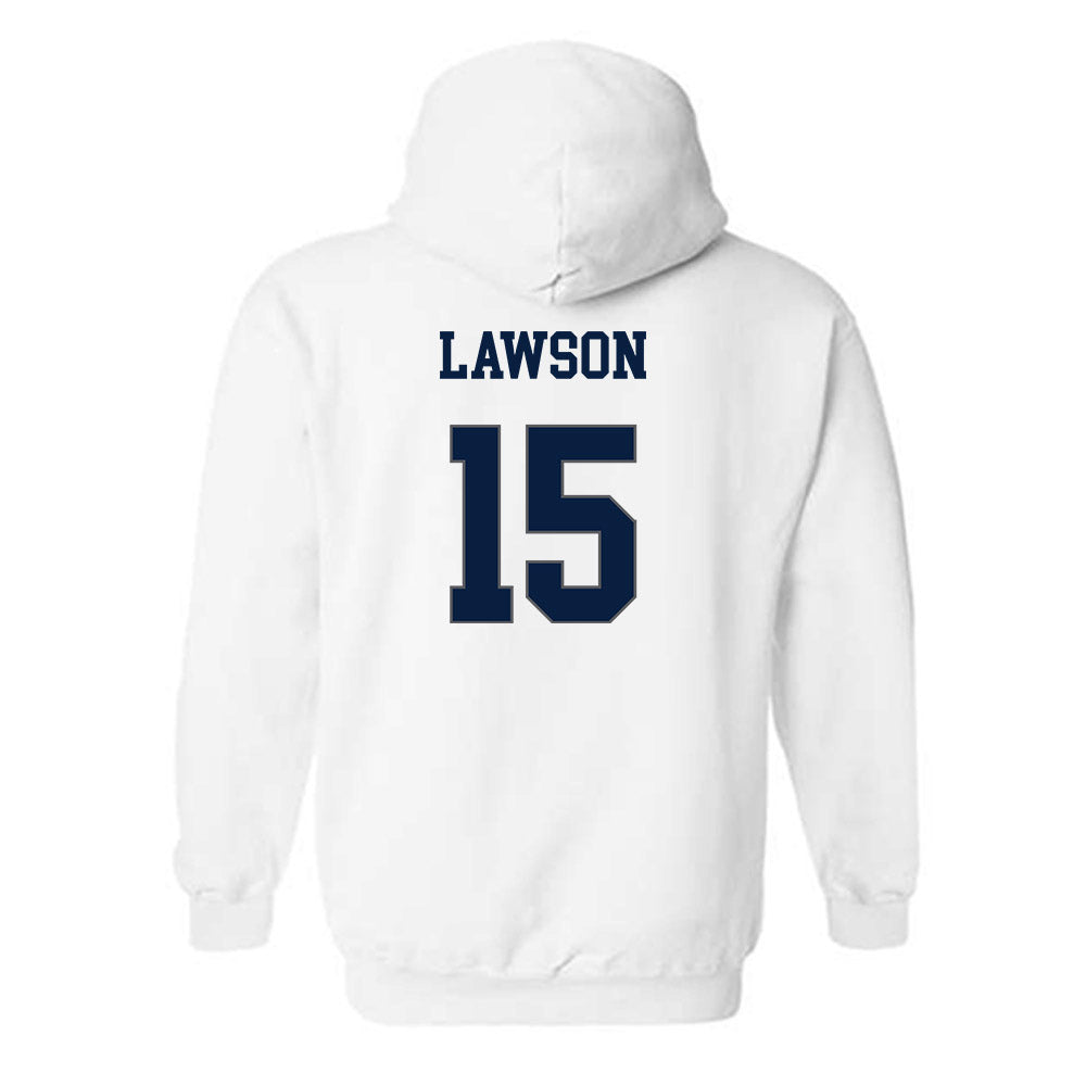 Monmouth - NCAA Softball : Bri Lawson - Replica Shersey Hooded Sweatshirt-1