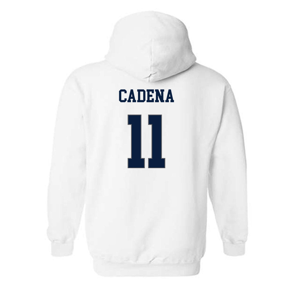 Monmouth - NCAA Softball : Jayla Cadena - Replica Shersey Hooded Sweatshirt-1