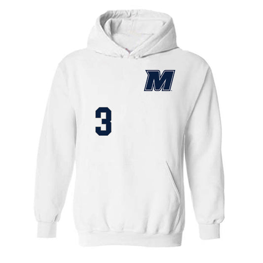 Monmouth - NCAA Softball : Isabella Slape - Replica Shersey Hooded Sweatshirt