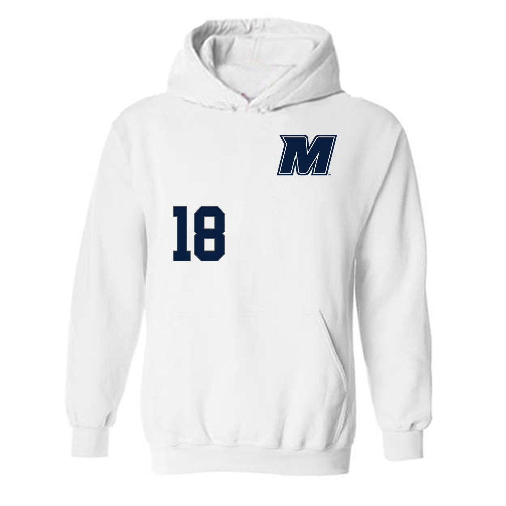 Monmouth - NCAA Softball : Olivia Smith - Replica Shersey Hooded Sweatshirt