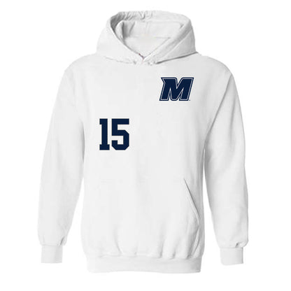 Monmouth - NCAA Softball : Bri Lawson - Replica Shersey Hooded Sweatshirt-0