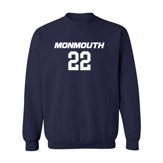 Monmouth - NCAA Women's Basketball : Jaye Haynes - Replica Shersey Crewneck Sweatshirt