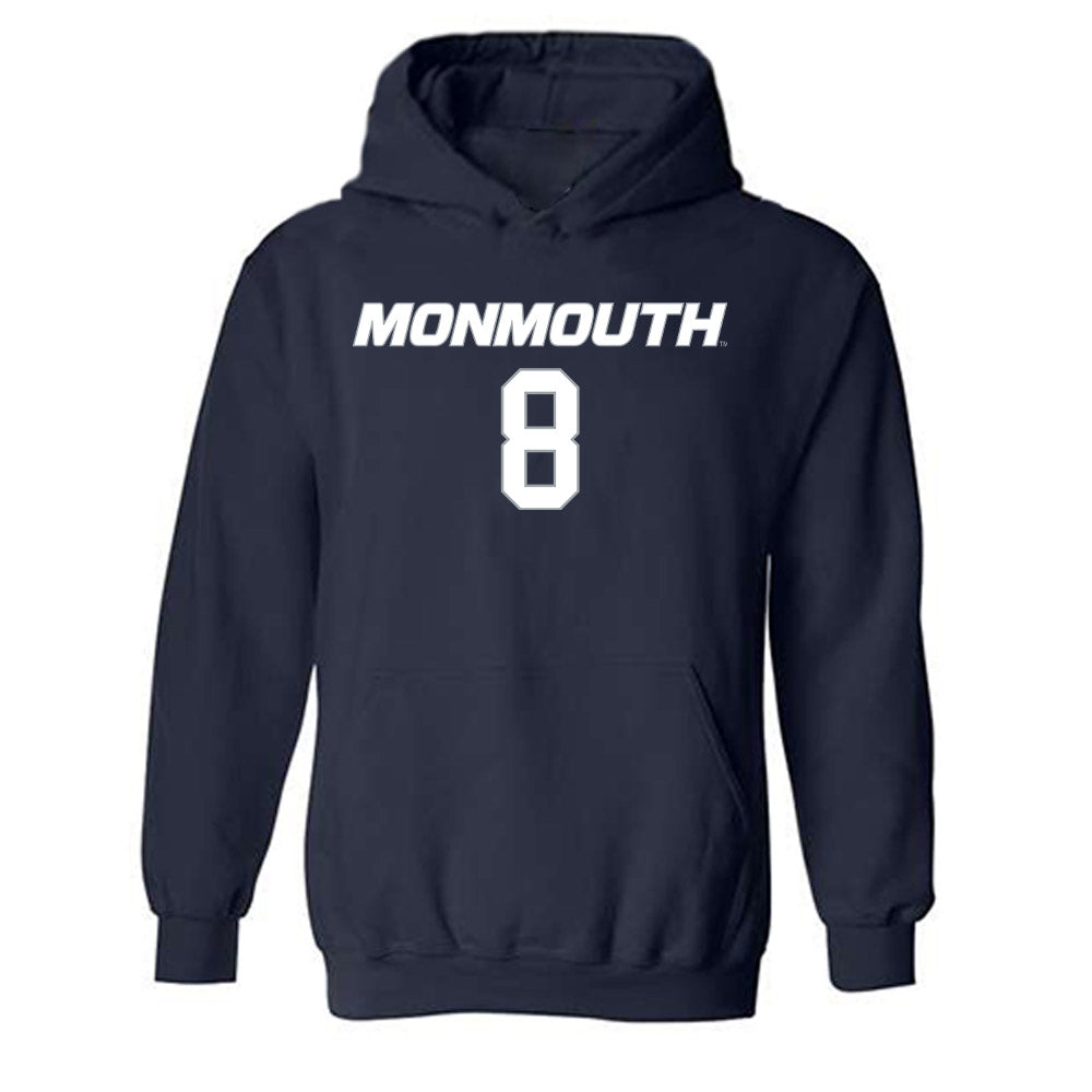 Monmouth - NCAA Men's Basketball : Christopher Green - Replica Shersey Hooded Sweatshirt-0