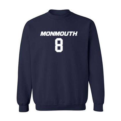 Monmouth - NCAA Men's Basketball : Christopher Green - Replica Shersey Crewneck Sweatshirt-0