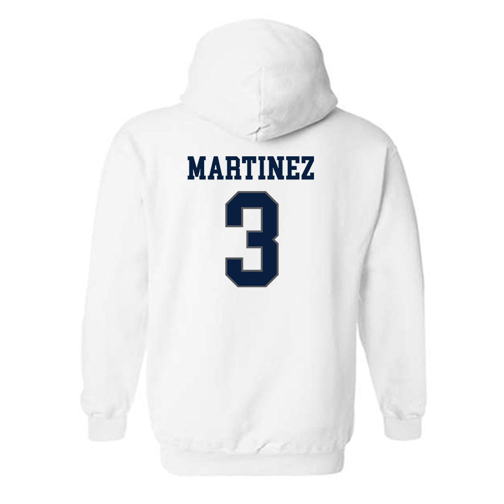 Monmouth - NCAA Men's Basketball : Anthony Martinez - Replica Shersey Hooded Sweatshirt-1