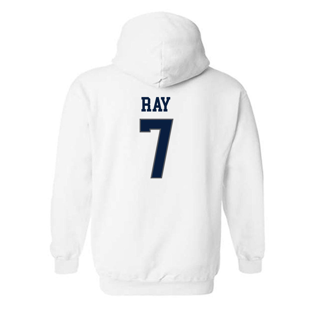 Monmouth - NCAA Men's Basketball : Justin Ray - Replica Shersey Hooded Sweatshirt-1