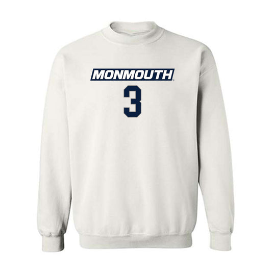 Monmouth - NCAA Men's Basketball : Anthony Martinez - Replica Shersey Crewneck Sweatshirt-0