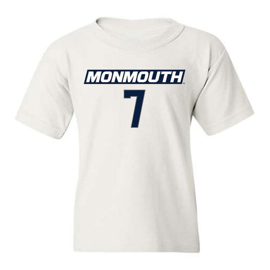 Monmouth - NCAA Men's Basketball : Justin Ray - Replica Shersey Youth T-Shirt-0