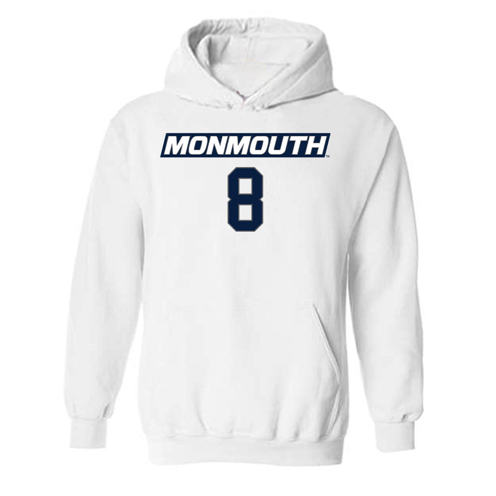 Monmouth - NCAA Men's Basketball : Christopher Green - Replica Shersey Hooded Sweatshirt-0