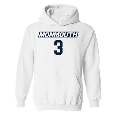Monmouth - NCAA Men's Basketball : Anthony Martinez - Replica Shersey Hooded Sweatshirt-0