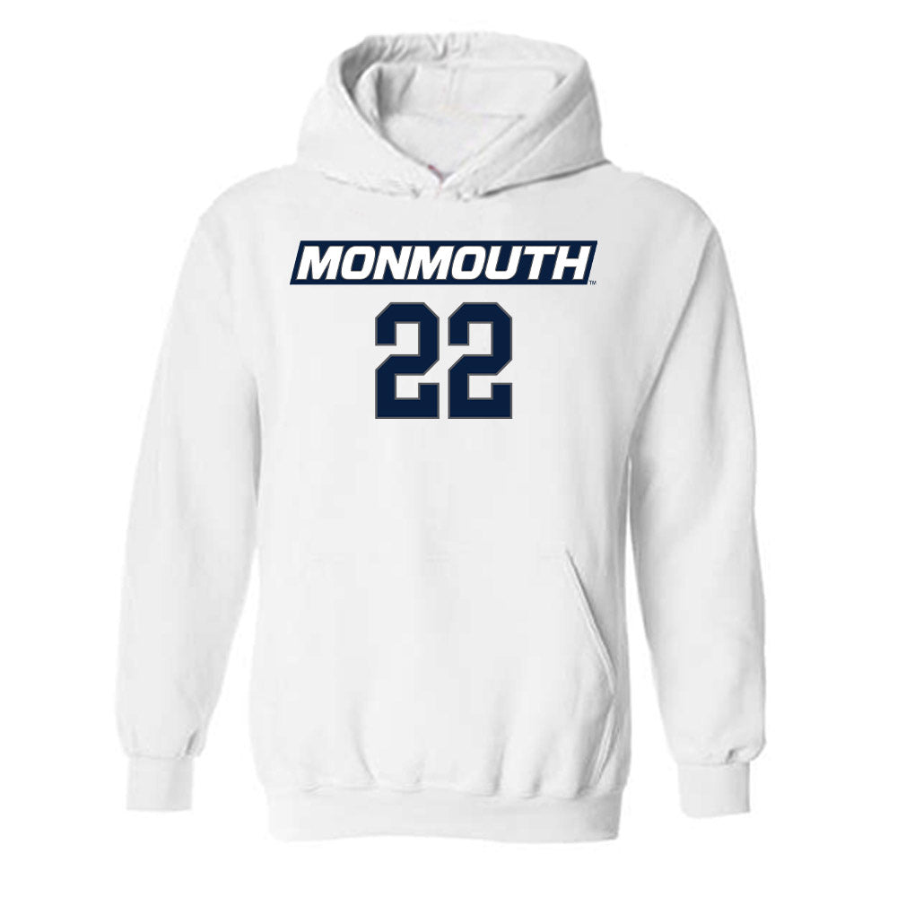 Monmouth - NCAA Women's Basketball : Jaye Haynes - Replica Shersey Hooded Sweatshirt