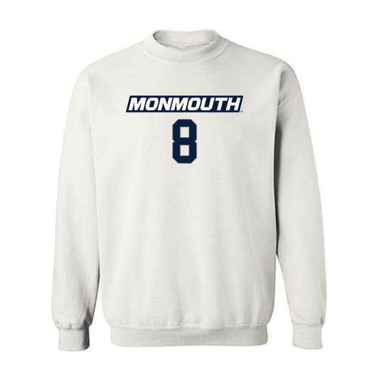 Monmouth - NCAA Men's Basketball : Christopher Green - Replica Shersey Crewneck Sweatshirt-0