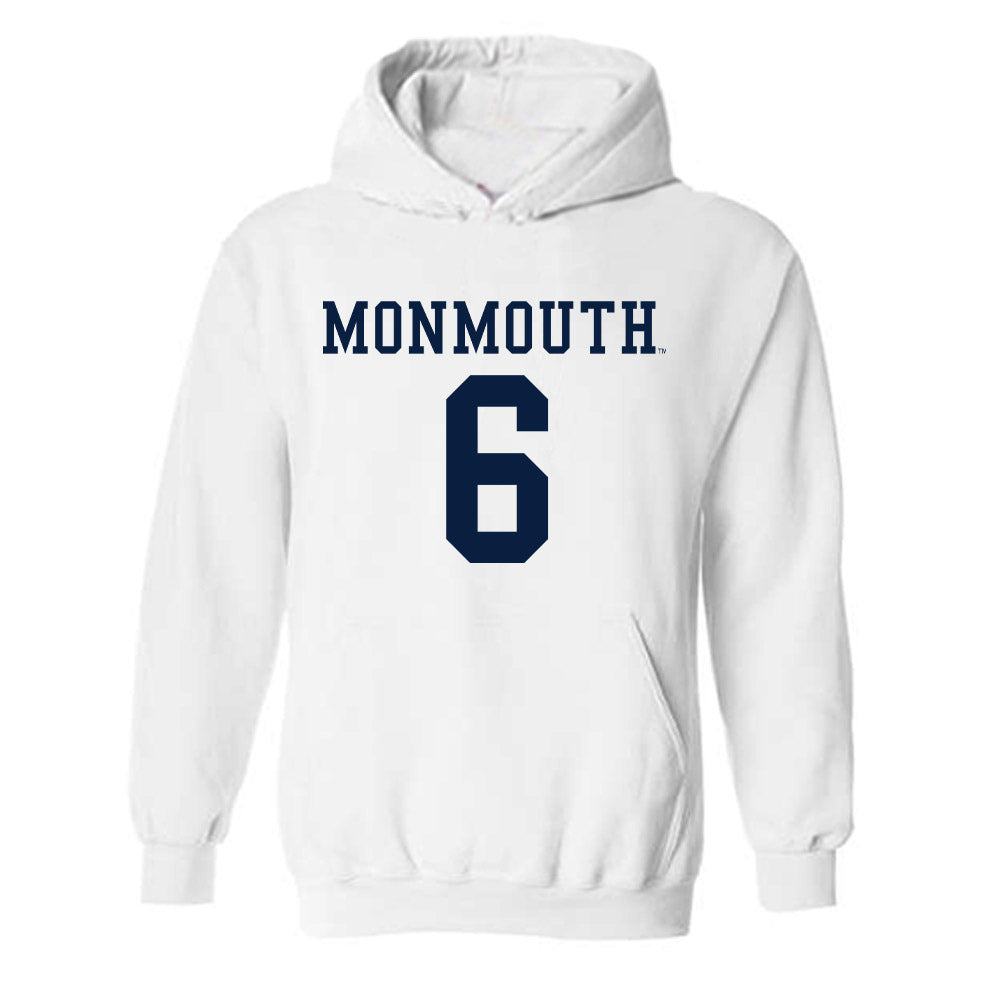 Monmouth - NCAA Women's Lacrosse : AC Cunneen - Replica Shersey Hooded Sweatshirt
