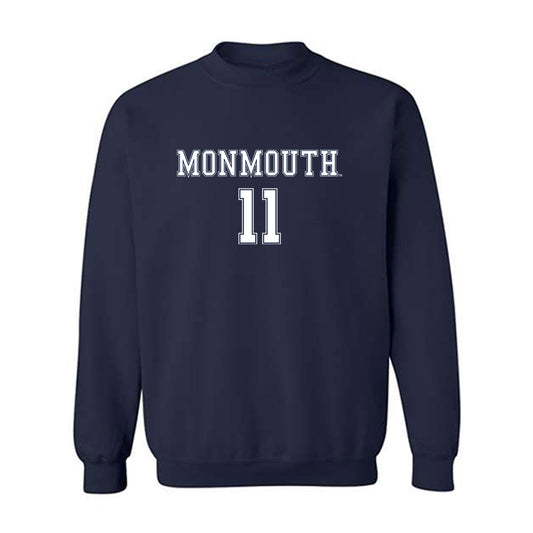 Monmouth - NCAA Women's Soccer : Lindsey Husic - Replica Shersey Crewneck Sweatshirt