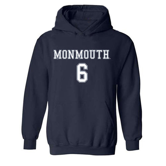 Monmouth - NCAA Women's Soccer : Katie DeGaetano - Replica Shersey Hooded Sweatshirt