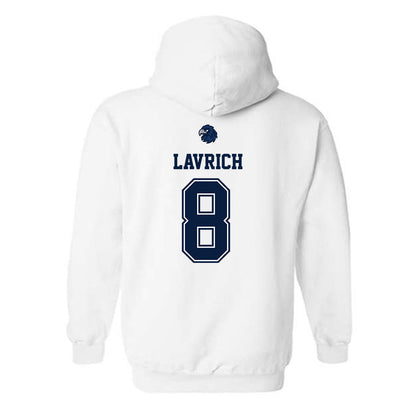 Monmouth - NCAA Women's Soccer : Ashley Lavrich - Replica Shersey Hooded Sweatshirt