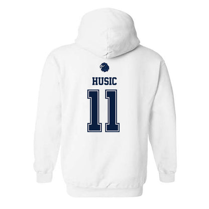 Monmouth - NCAA Women's Soccer : Lindsey Husic - Replica Shersey Hooded Sweatshirt