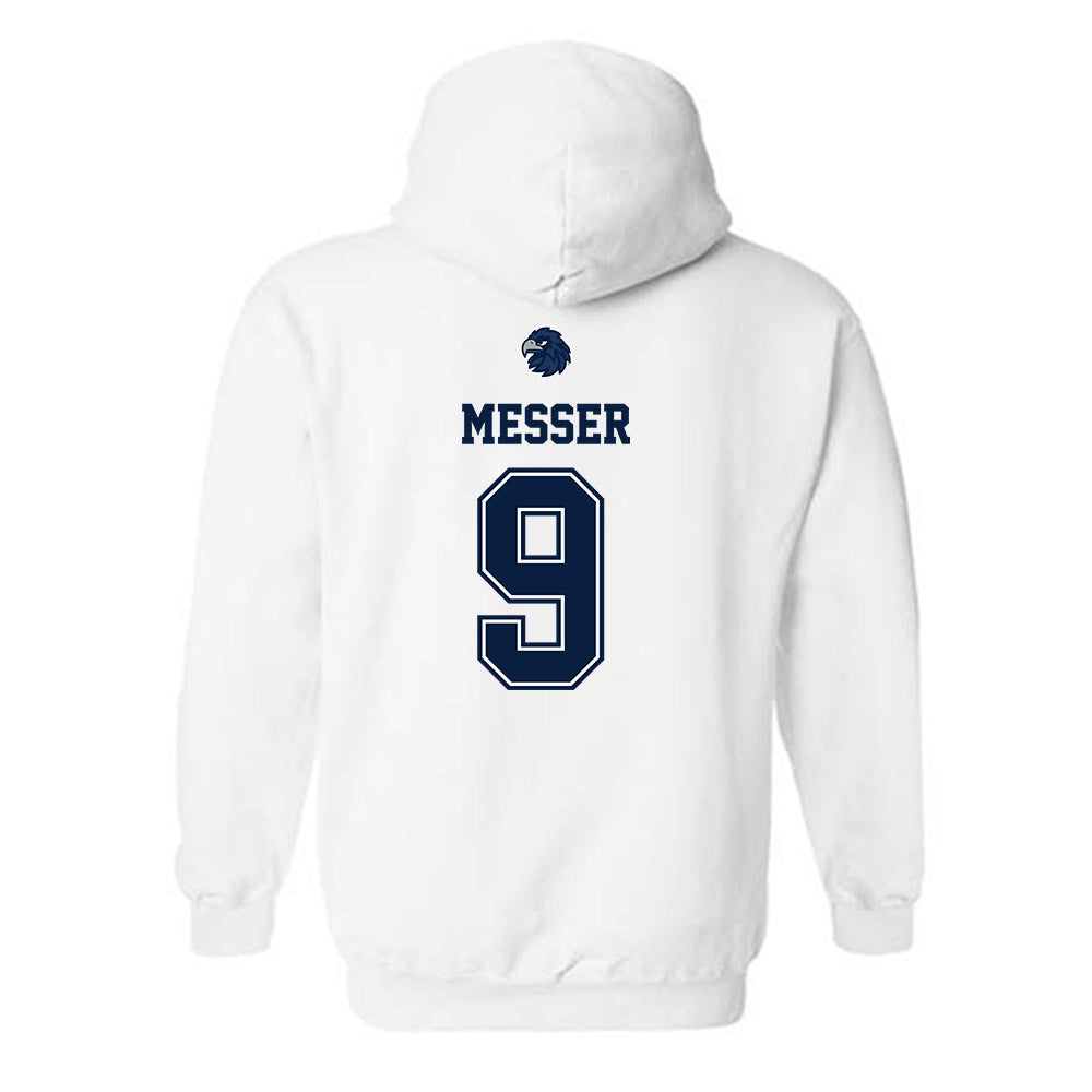 Monmouth - NCAA Women's Soccer : Chloe Messer - Replica Shersey Hooded Sweatshirt-1